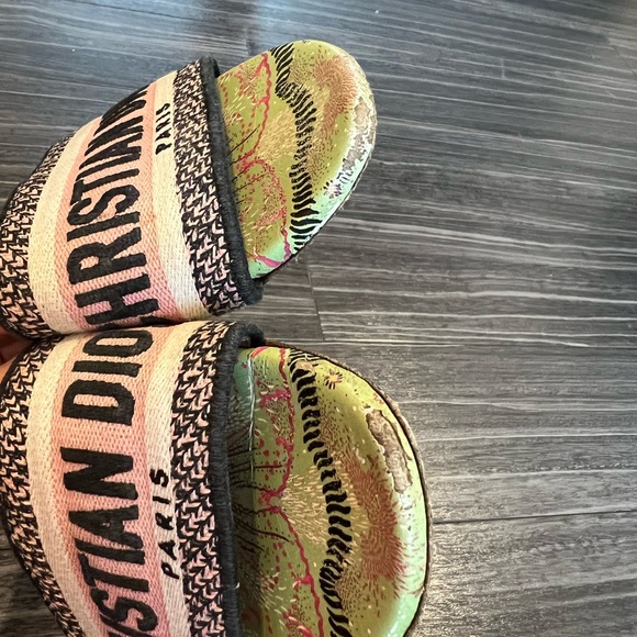 Christian Dior Dway Embroided Slides - Picture 6 of 9